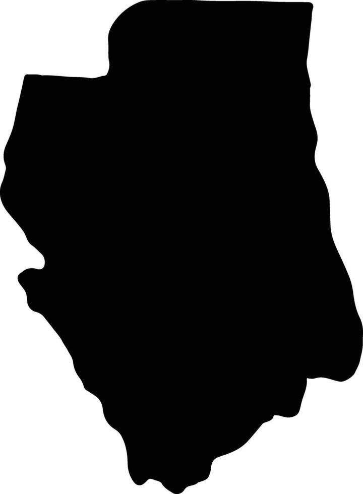 Bukidnon Philippines silhouette map vector