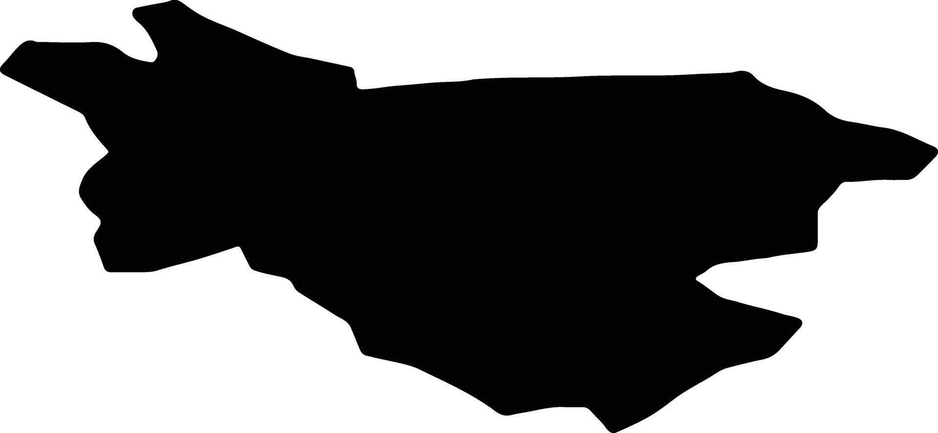 Burtnieku Latvia silhouette map vector