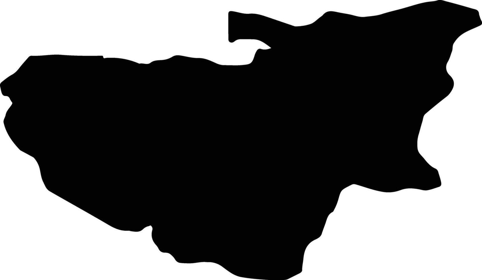Bursa Turkey silhouette map vector
