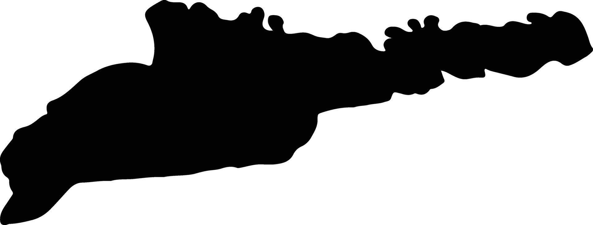 Chernivtsi Ukraine silhouette map vector