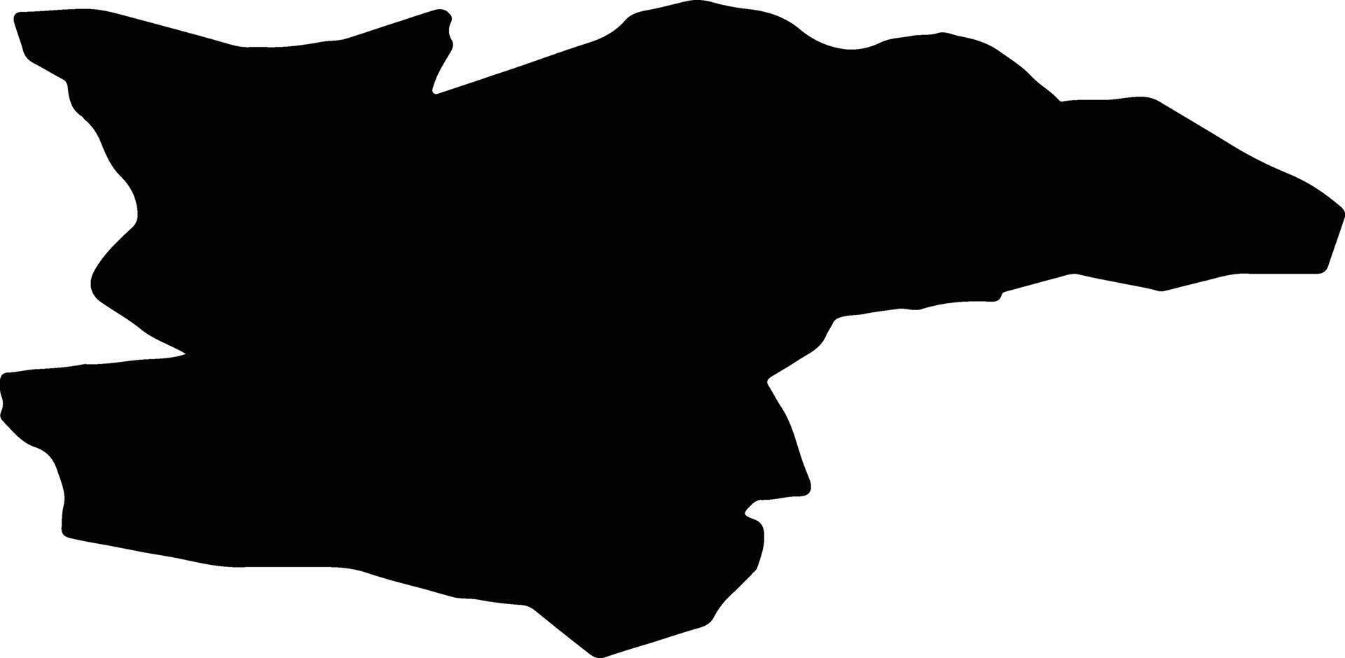 Erglu Latvia silhouette map vector