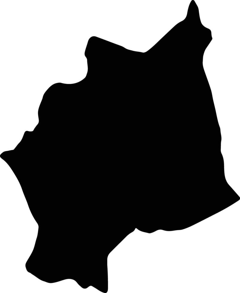 Cocle Panama silhouette map vector