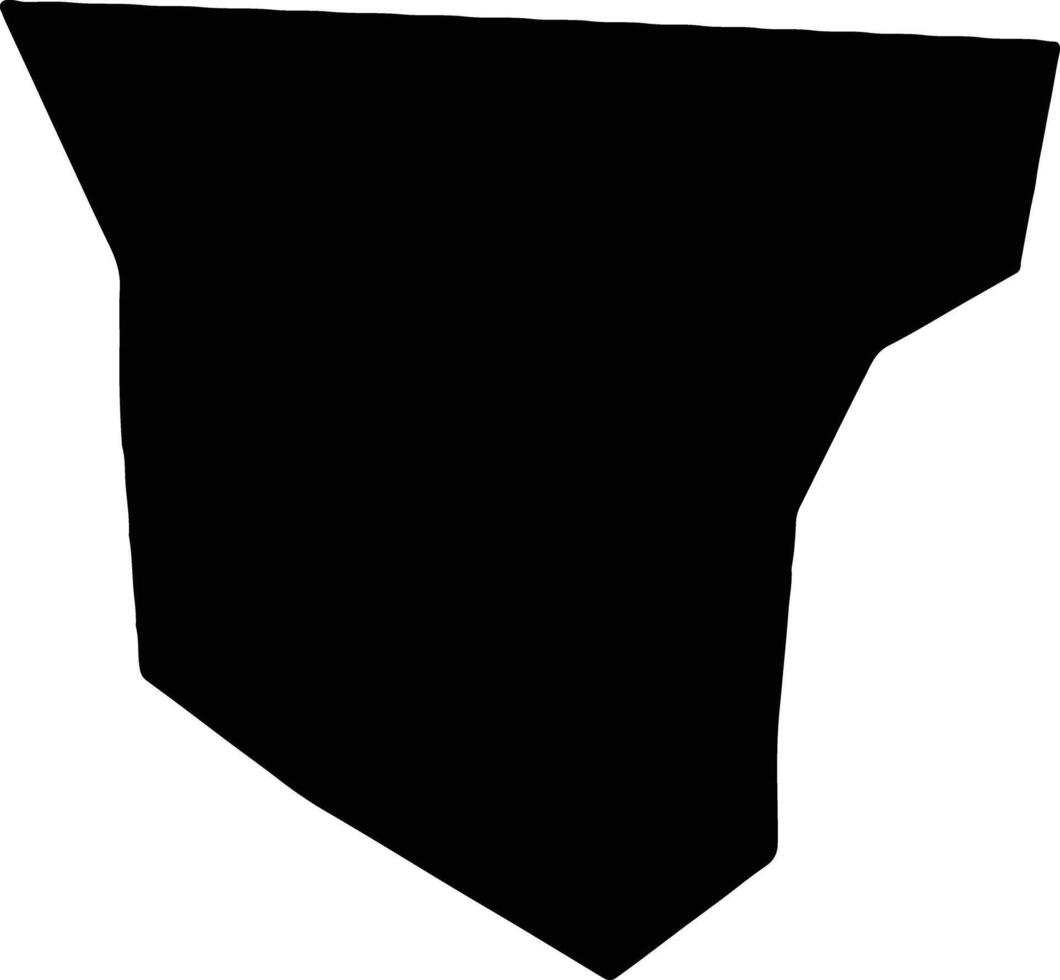 Gudja Malta silhouette map vector