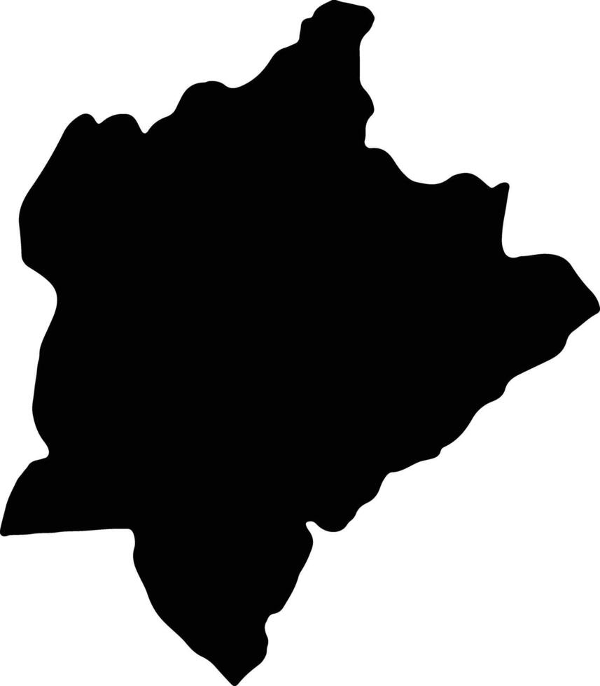 Kasungu Malawi silhouette map vector