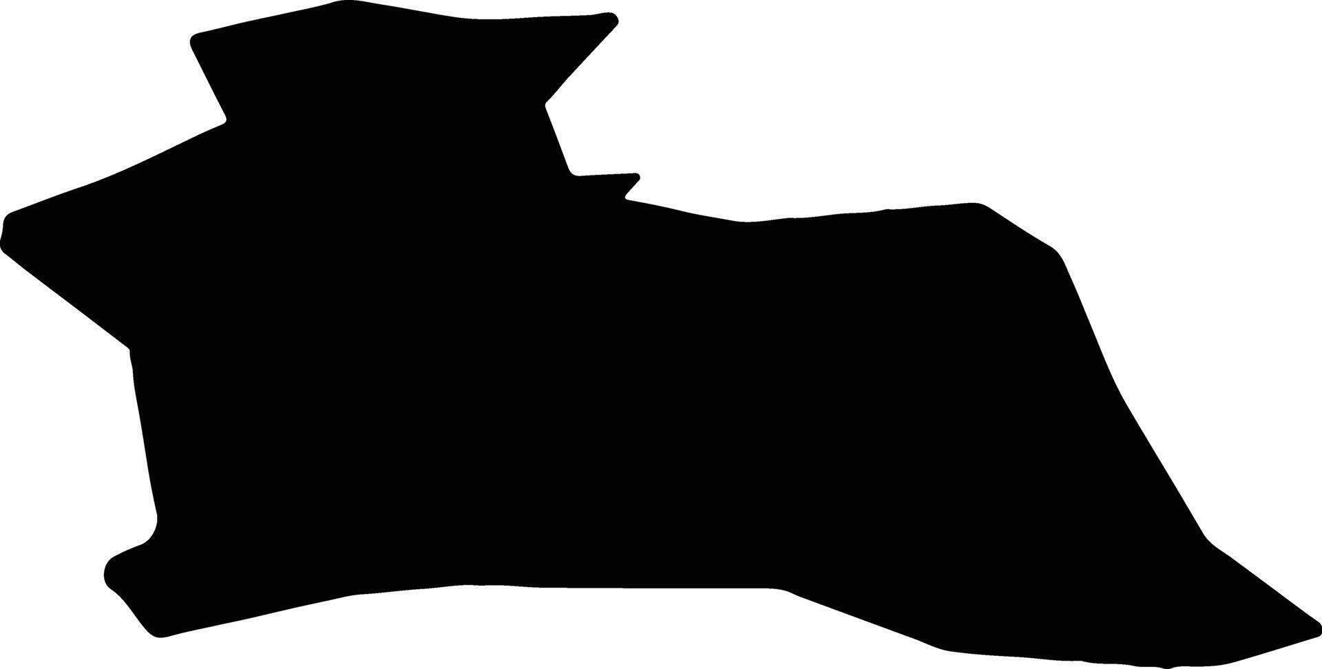 Jaunpils Latvia silhouette map vector
