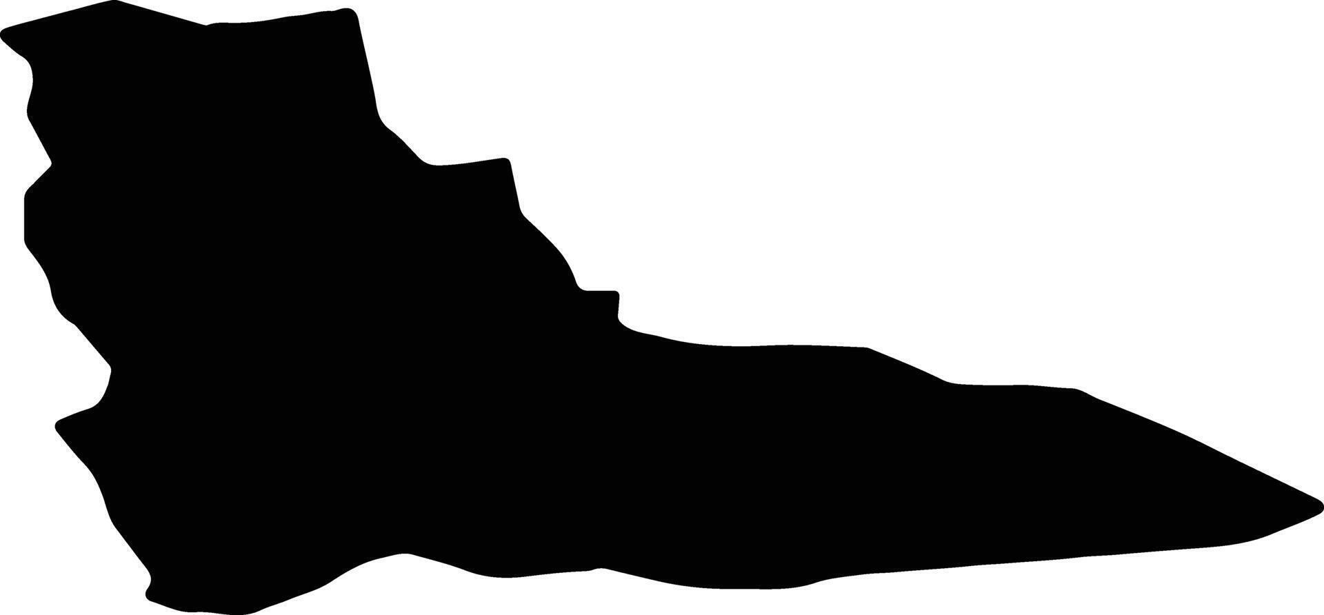 Kamnik Slovenia silhouette map vector