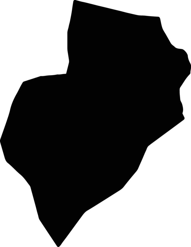Kinkkale Turkey silhouette map vector