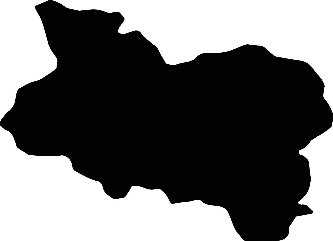Manisa Turkey silhouette map vector