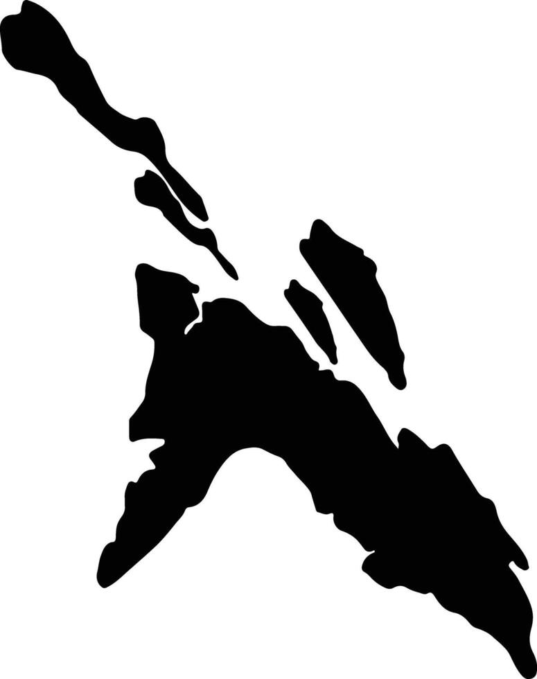 Masbate Philippines silhouette map vector