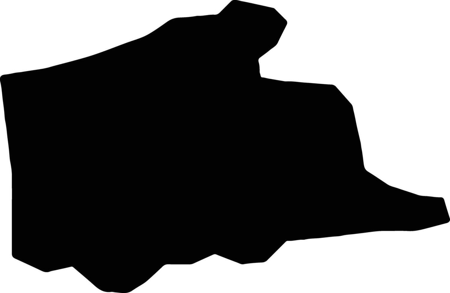 Mqarr Malta silhouette map vector