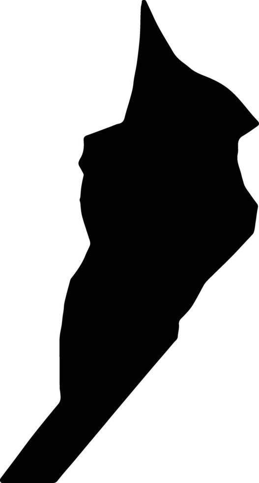 Mukono Uganda silhouette map vector