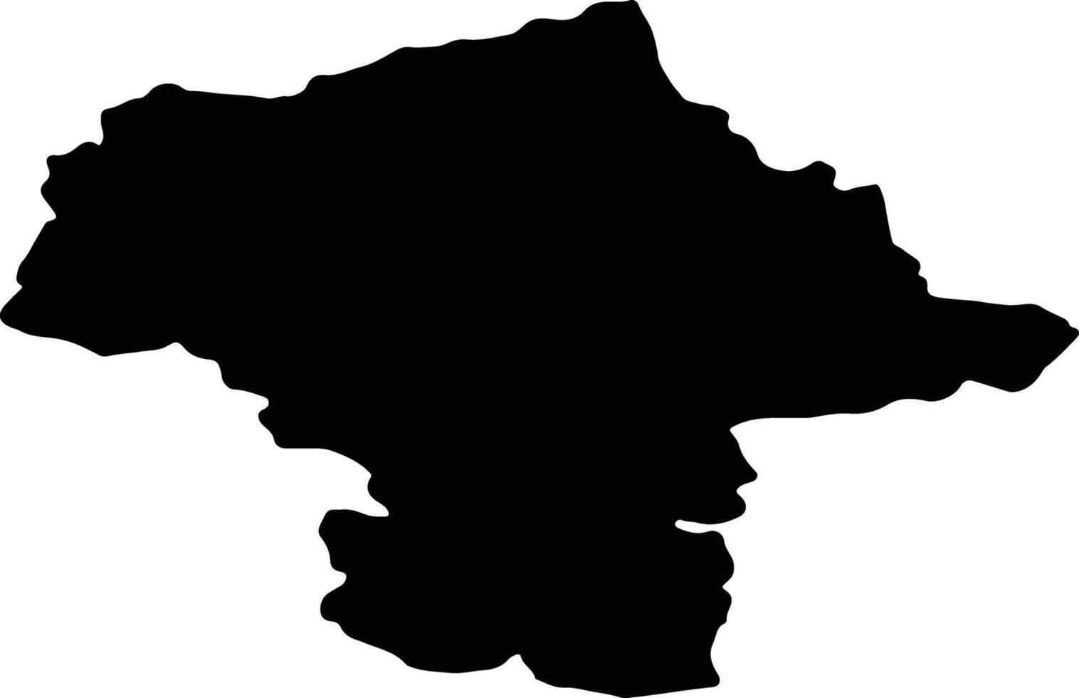 Masovian Poland silhouette map vector
