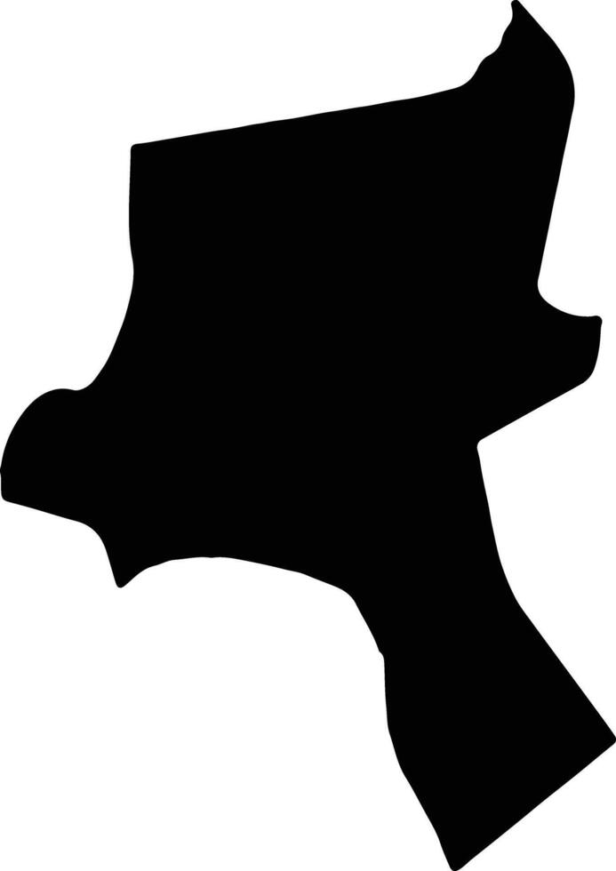 Nueva Vizcaya Philippines silhouette map vector