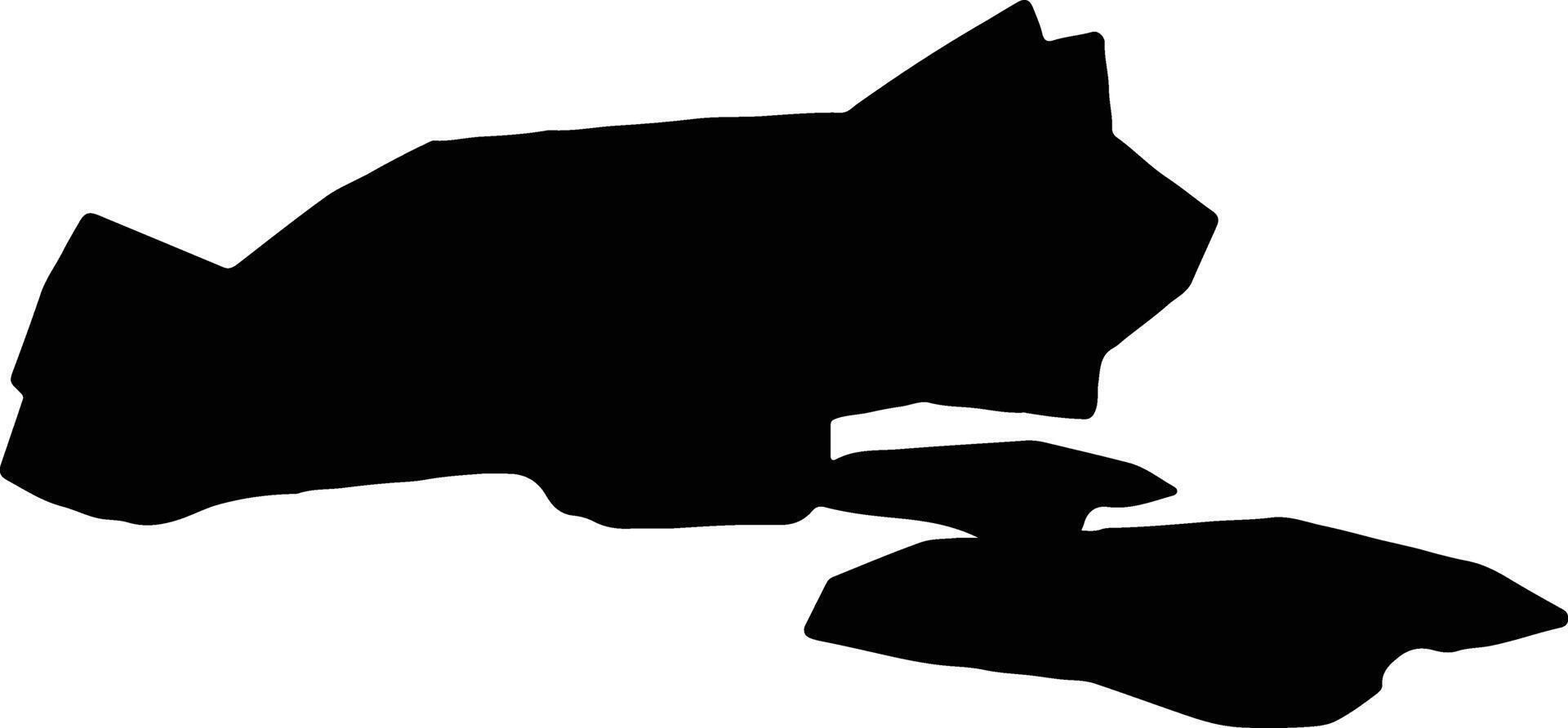 Olaines Latvia silhouette map vector