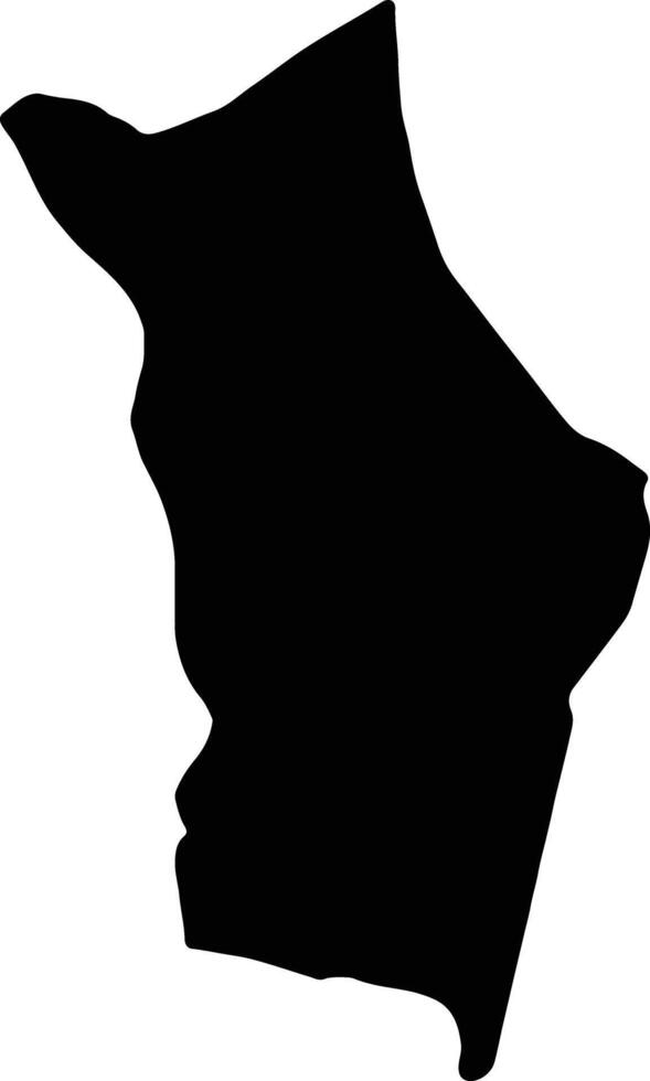 Ntcheu Malawi silhouette map vector