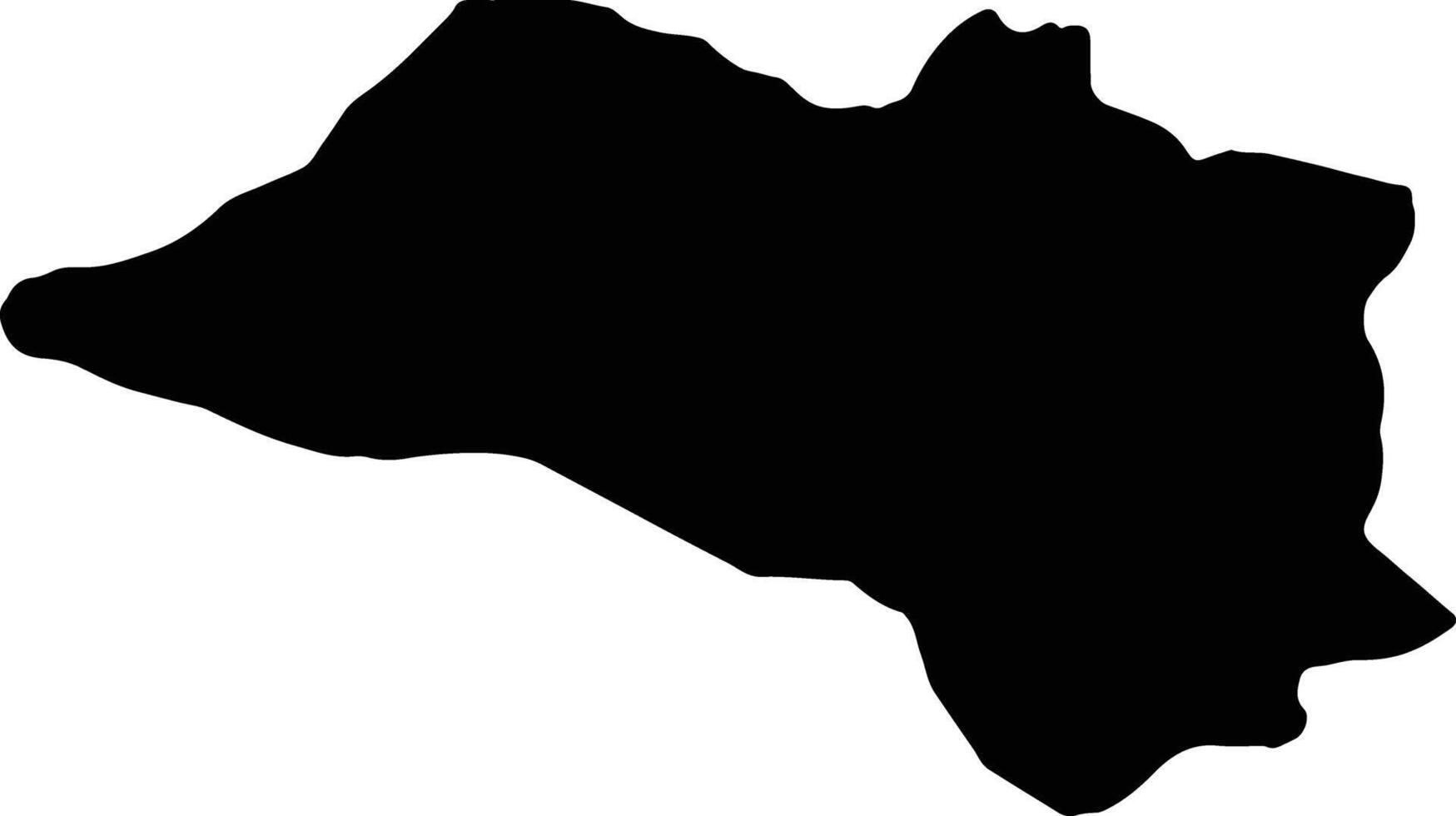 Ordu Turkey silhouette map vector