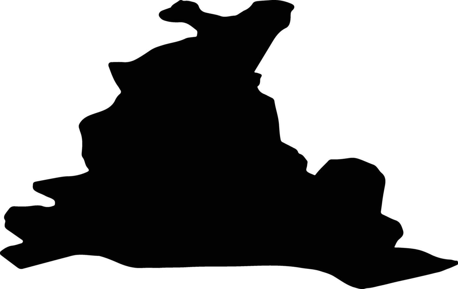 Saldus Latvia silhouette map vector