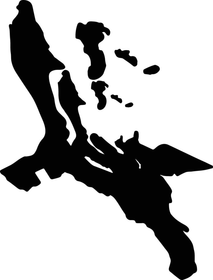 Quezon Philippines silhouette map vector