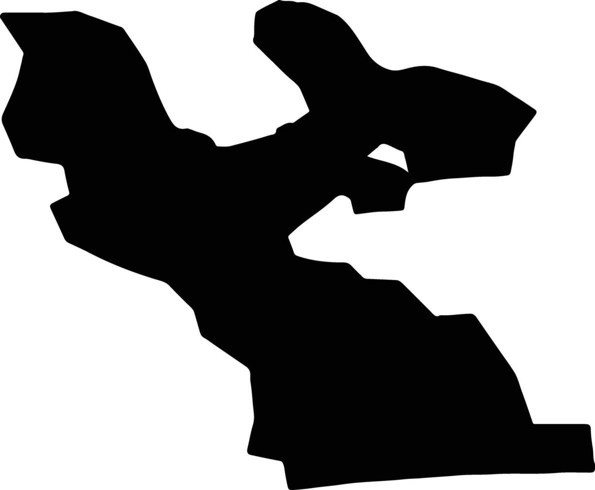 Rujienas Latvia silhouette map vector