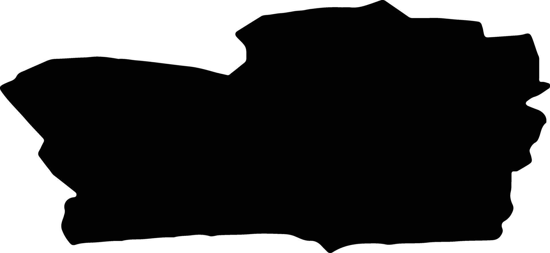 Smiltenes Latvia silhouette map vector