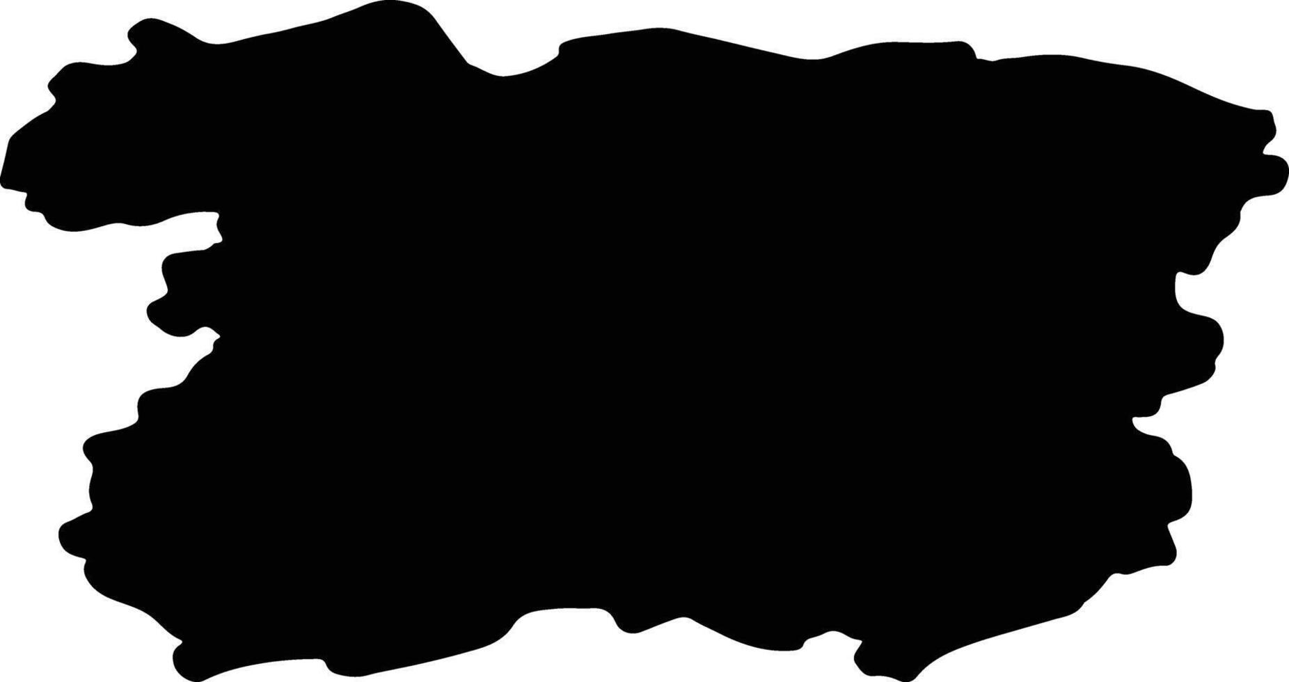 Siauliai Lithuania silhouette map vector