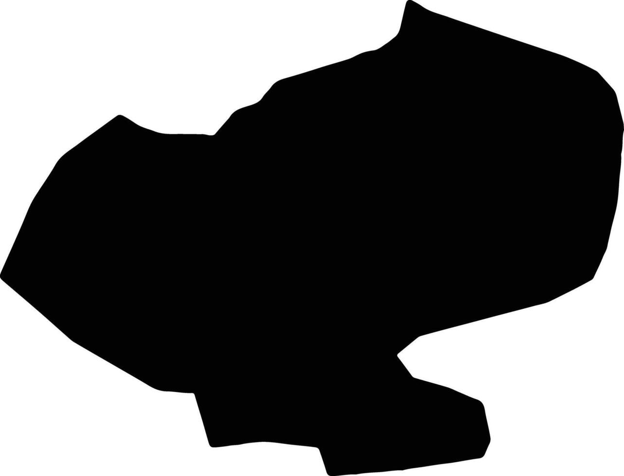 Vilakas Latvia silhouette map vector