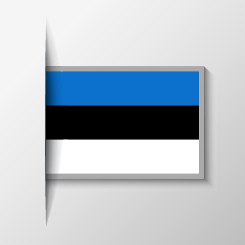 vector rectangular Estonia bandera antecedentes