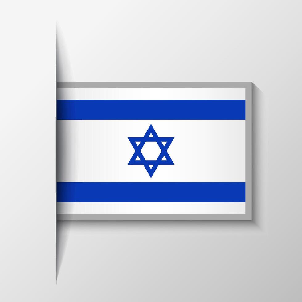 vector rectangular Israel bandera antecedentes