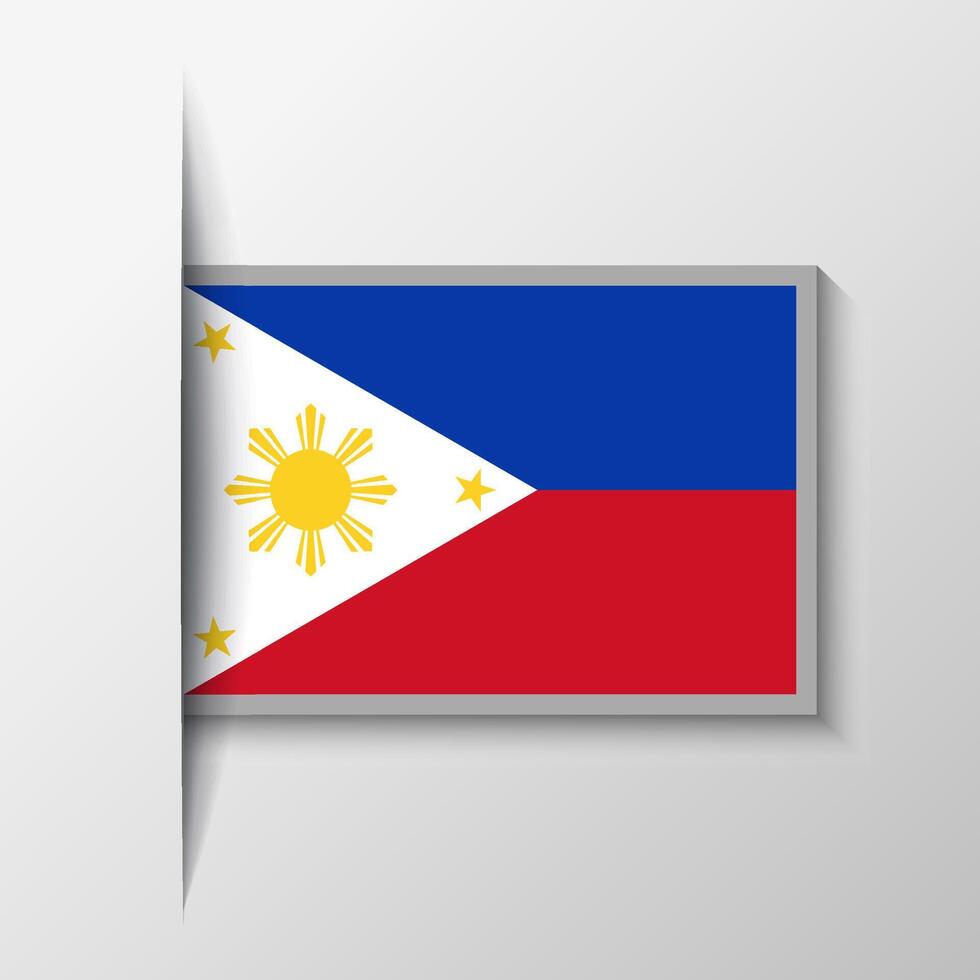 vector rectangular Filipinas bandera antecedentes