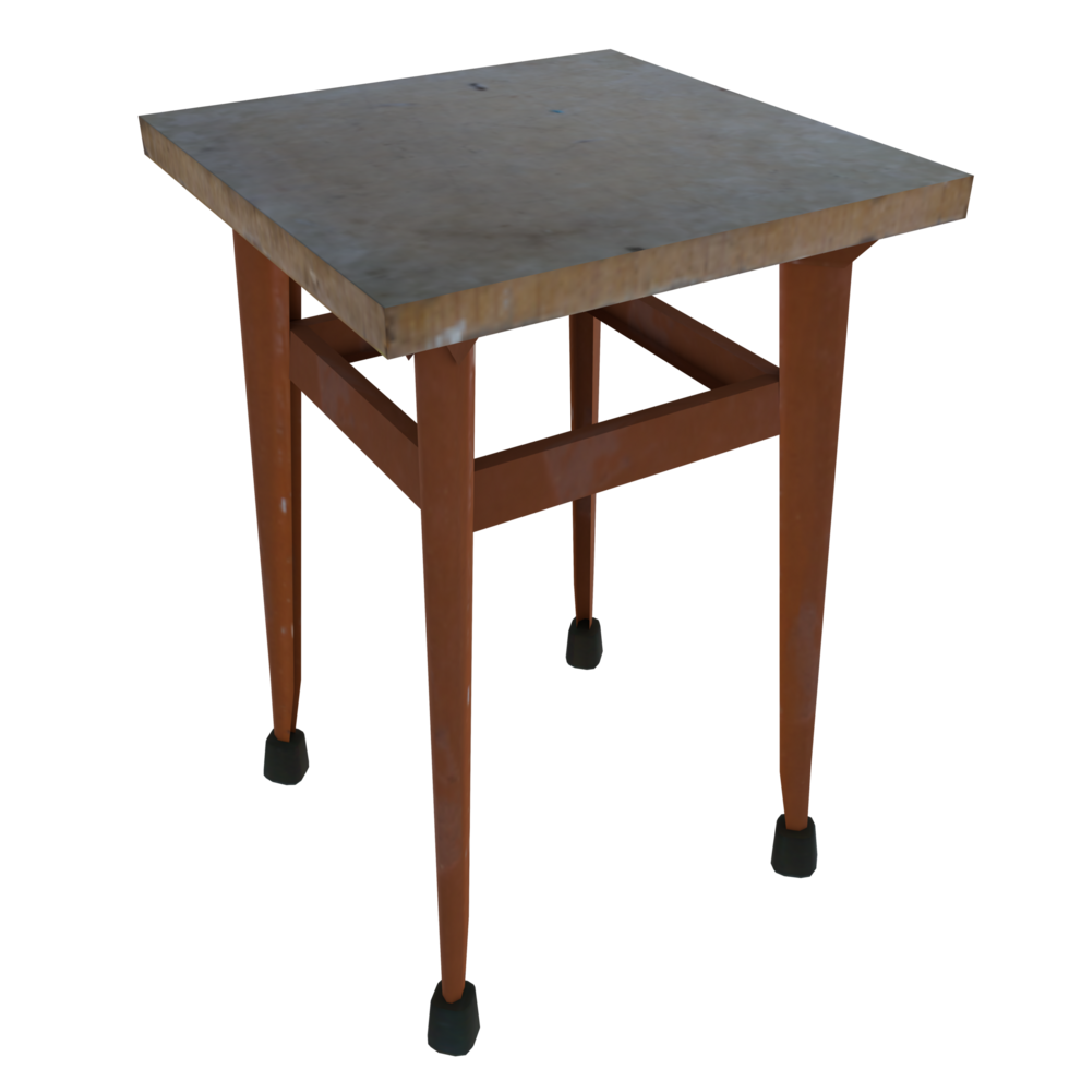 Wooden Stool isolated on transparent png