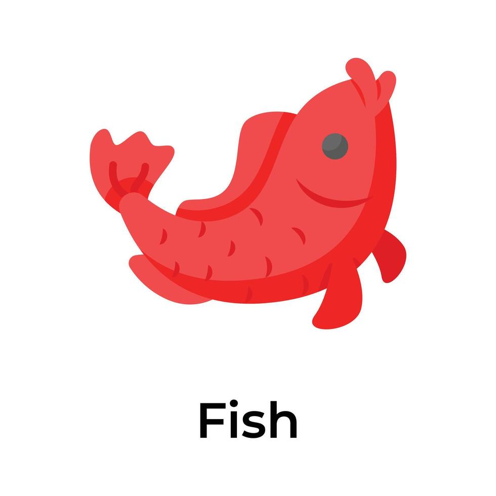 Get your hands on this beautifully designed icon of goldfish up for premium use vector