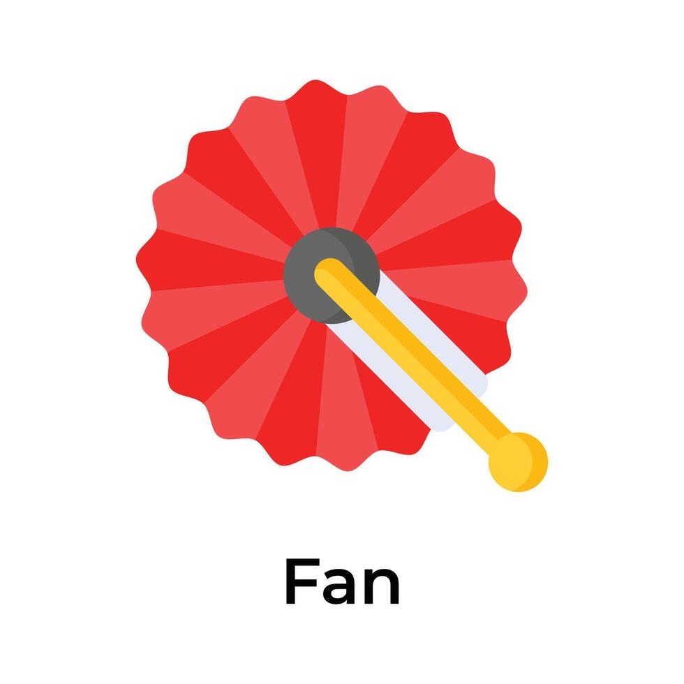 Premium icon of chinese fan modern design style, ready to use vector