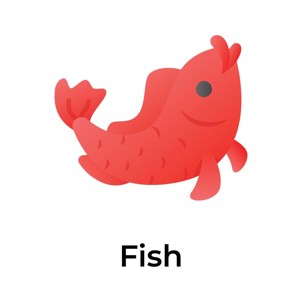 Get your hands on this beautifully designed icon of goldfish up for premium use vector