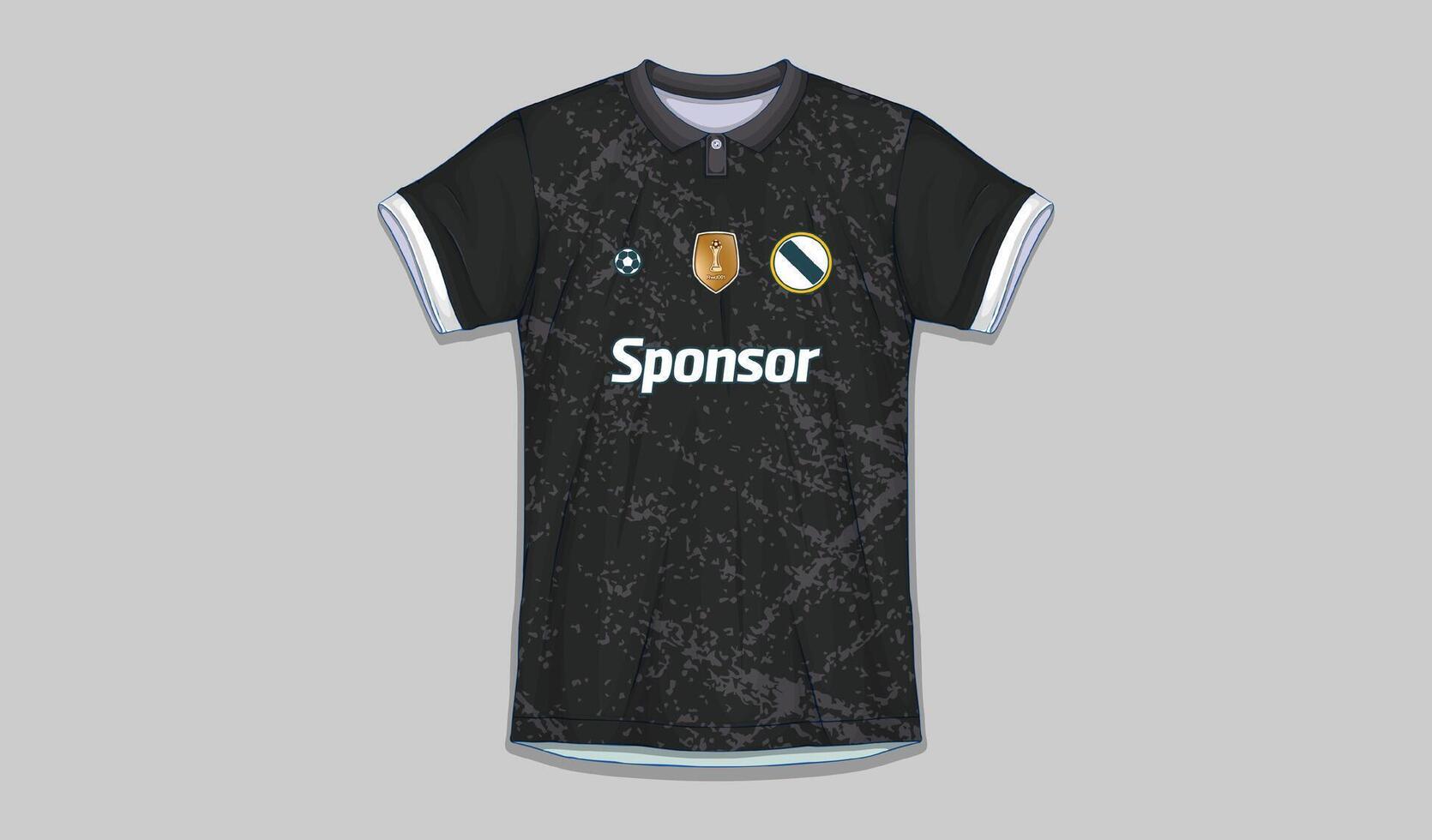 vector sports shirt design ready to print - football shirt for sublimation