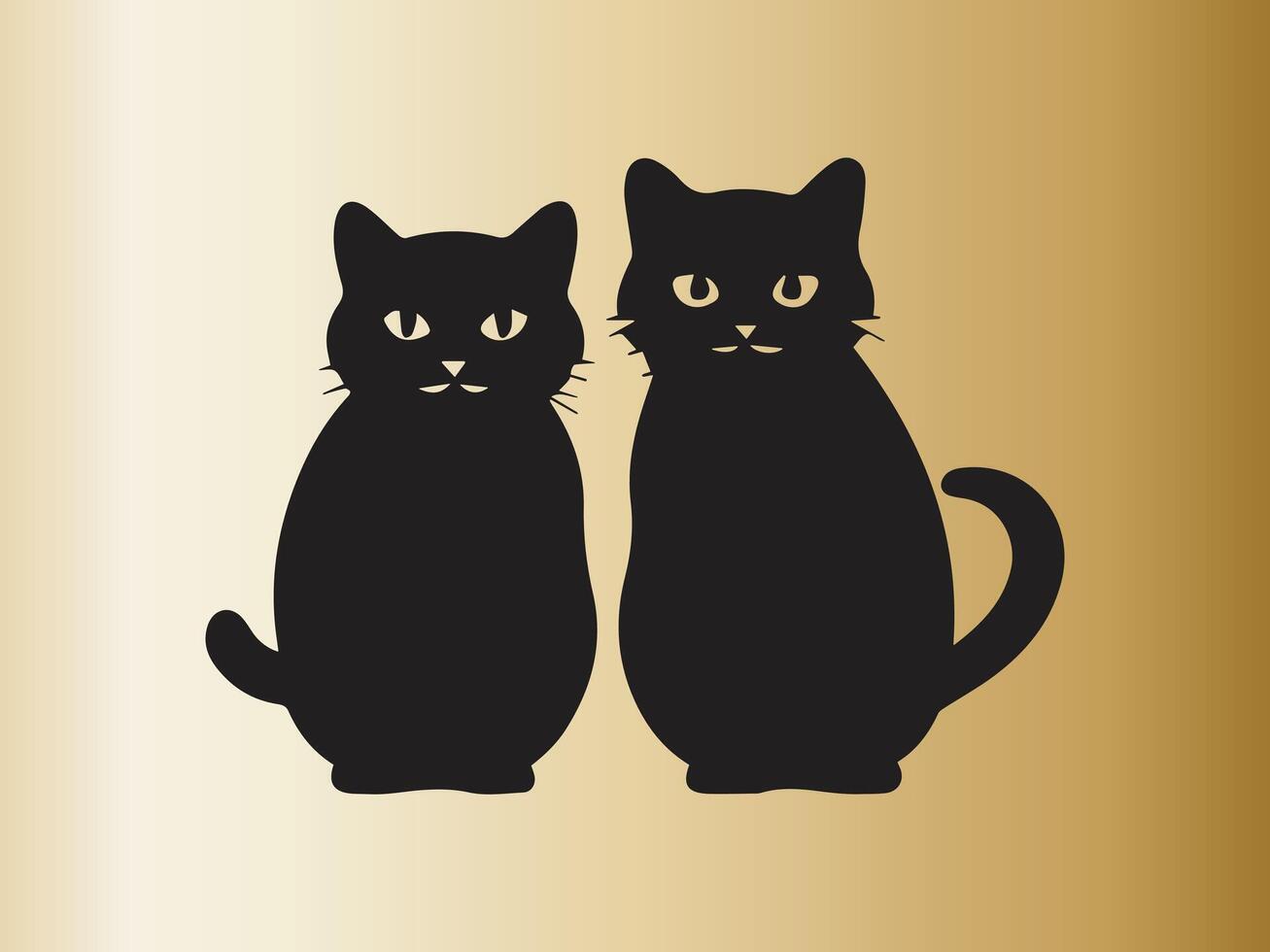 Cat logo design icon symbol vector template