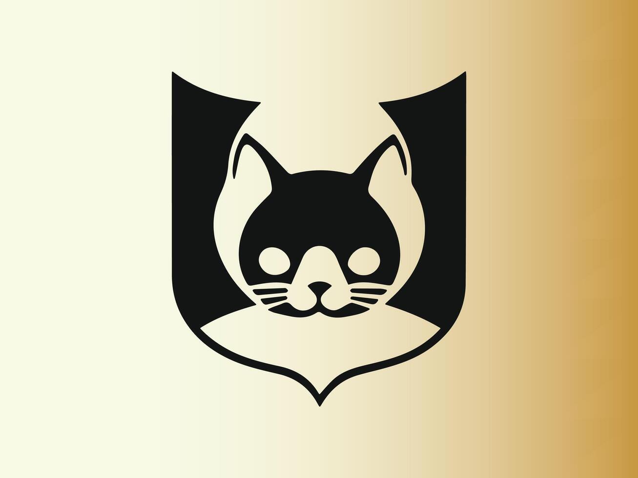 Cat logo design icon symbol vector template