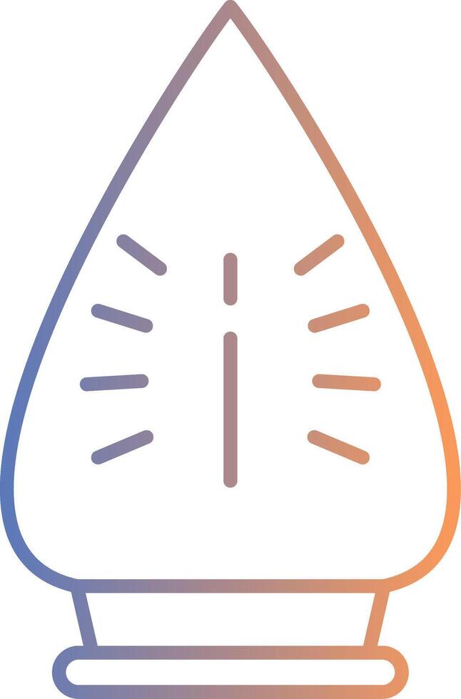 Iron Line Gradient Icon vector
