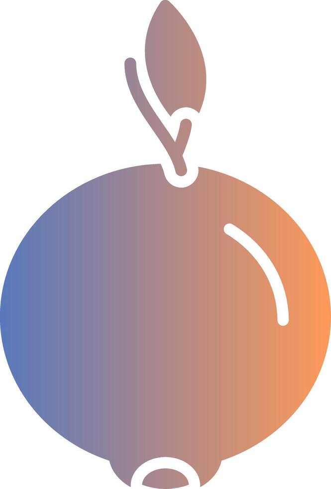 Ugli Fruit Gradient Icon vector