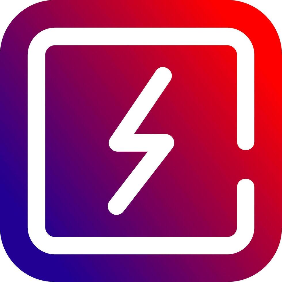 Electricity Solid Gradient Icon 37807668 Vector Art at Vecteezy