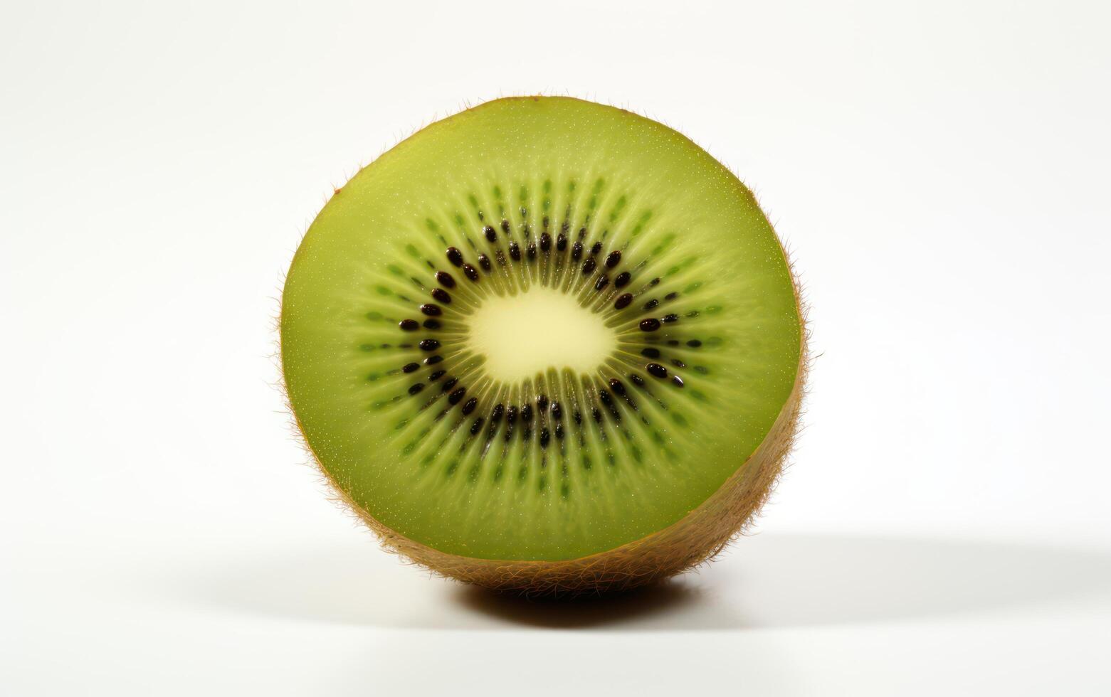 ai generado Fresco kiwi Fruta aislado en blanco antecedentes foto