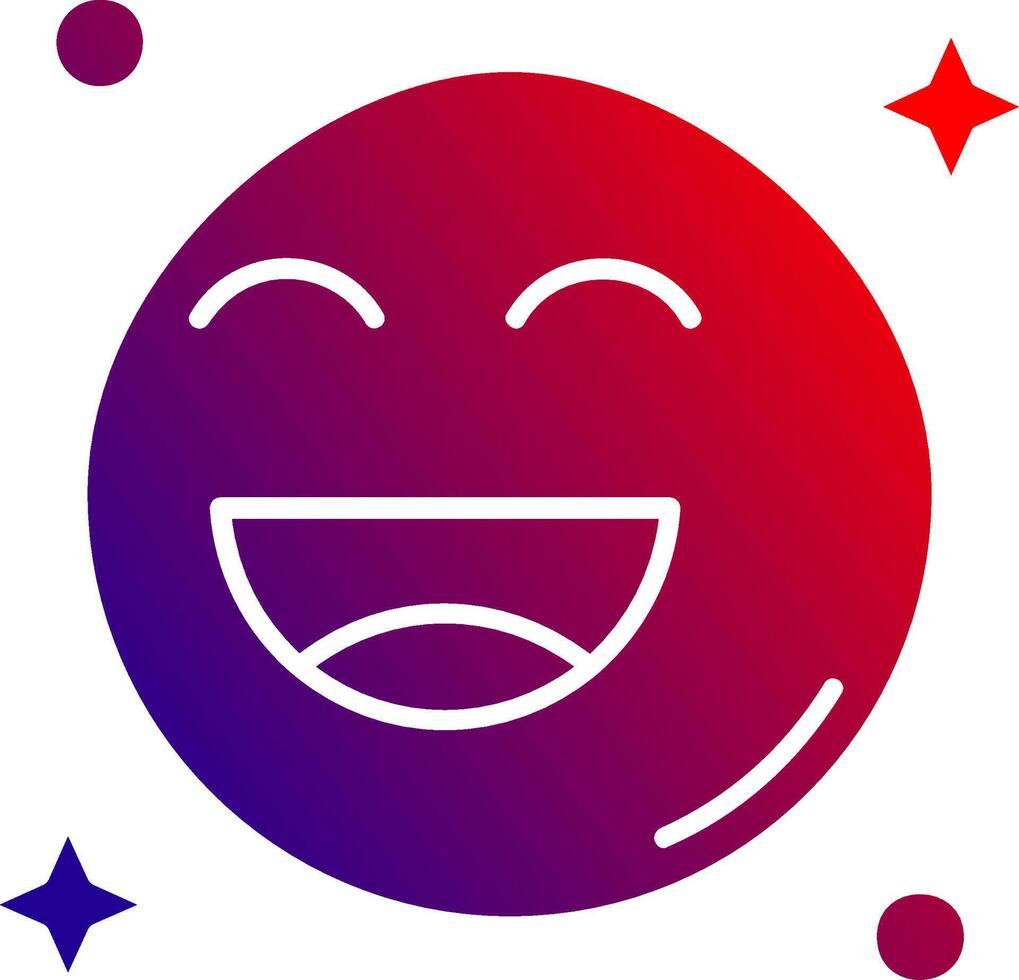 Happy Solid Gradient Icon 37808241 Vector Art at Vecteezy
