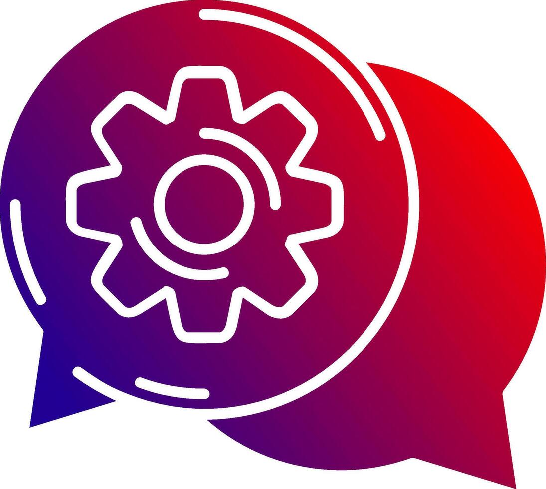 Gear Solid Gradient Icon 37808262 Vector Art at Vecteezy