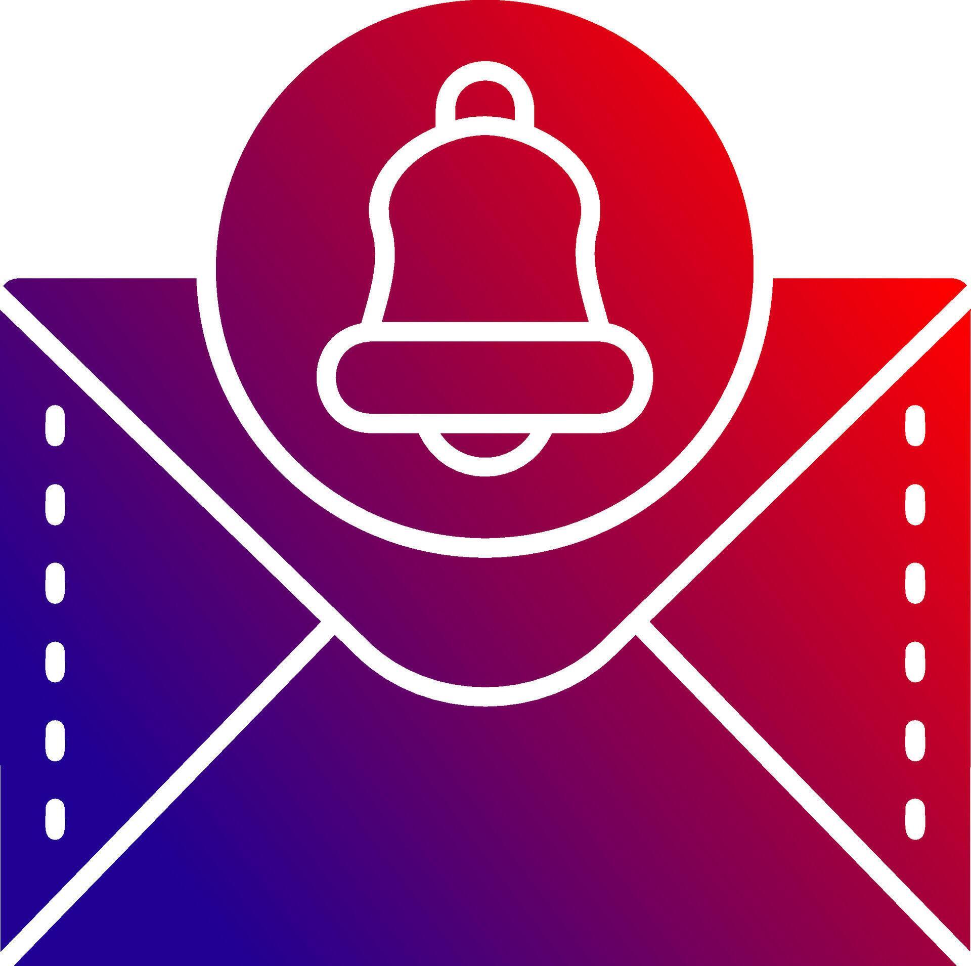 Bell Solid Gradient Icon 37808317 Vector Art at Vecteezy