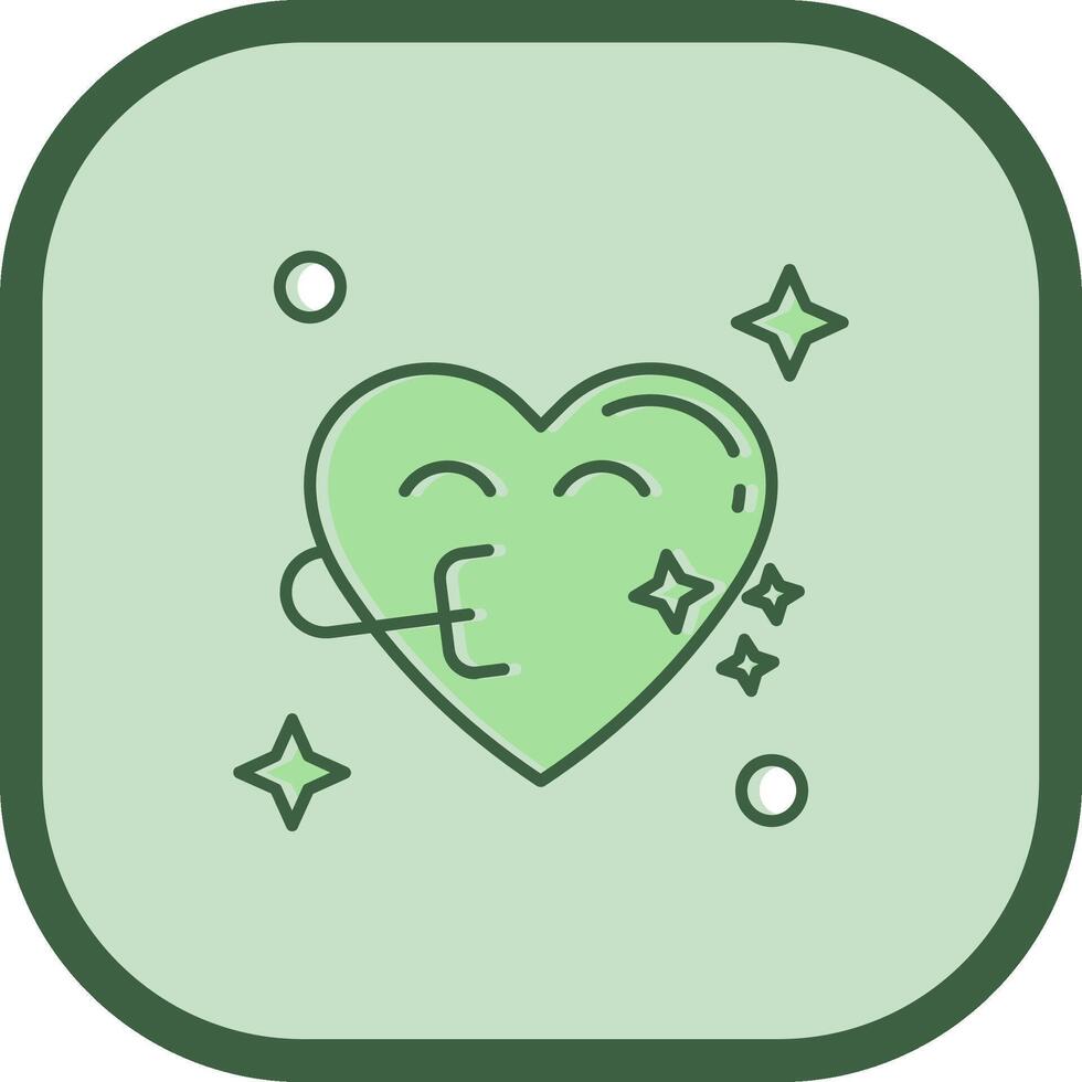 Congratulation Line filled sliped Icon vector