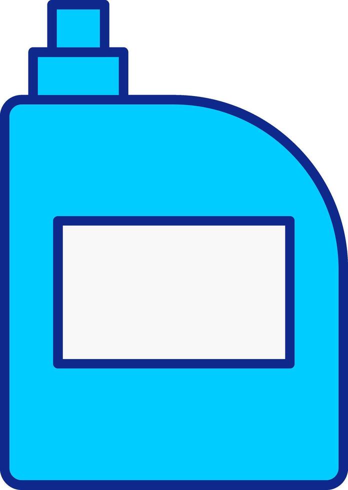 Bleach Blue Filled Icon vector