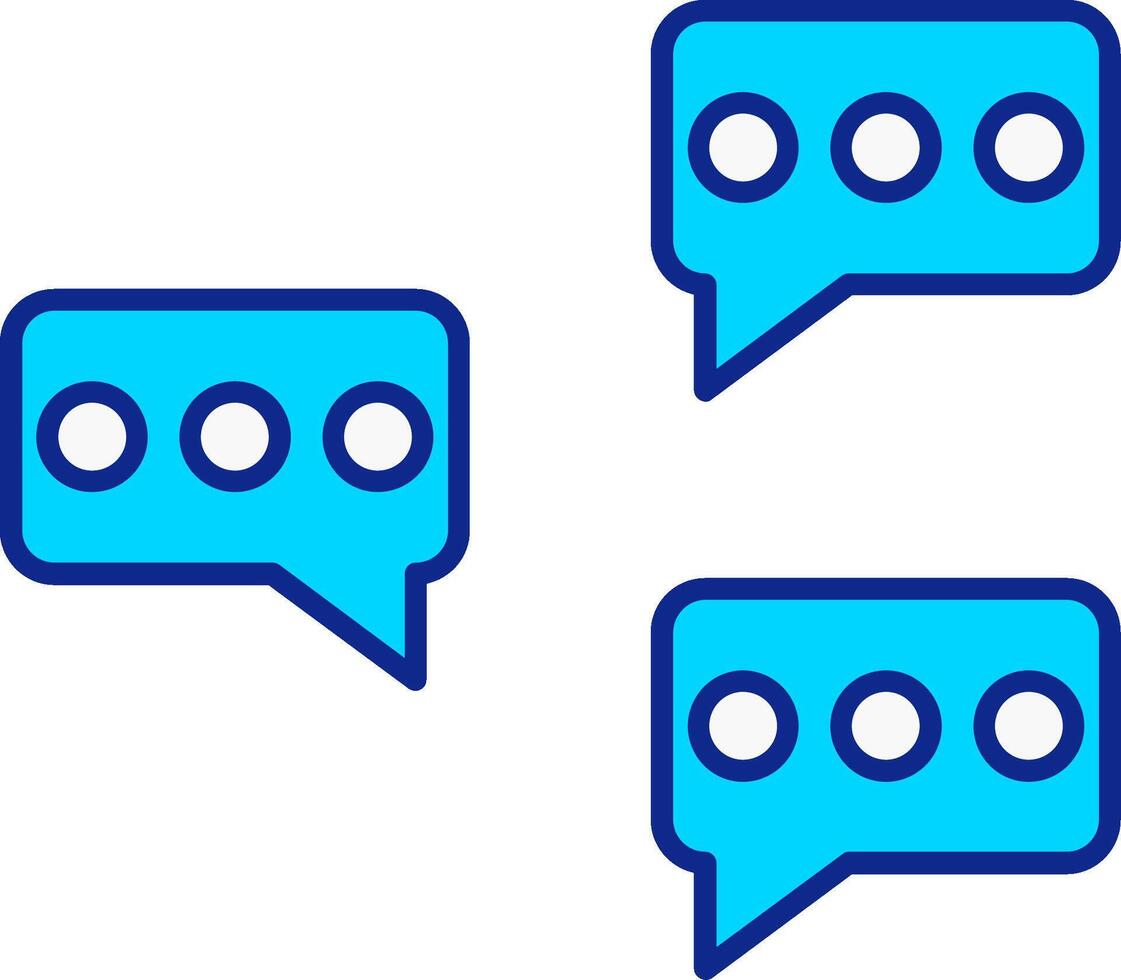 Audio Blue Filled Icon vector