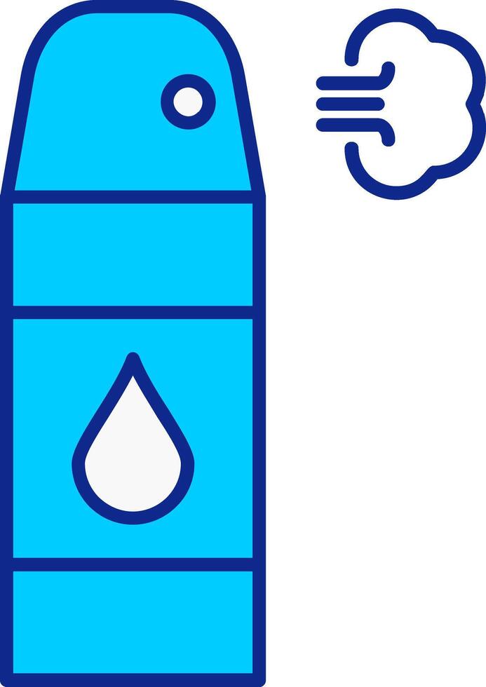 Air Freshener Blue Filled Icon vector