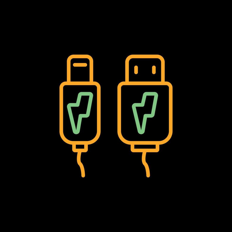 Thunderbolt Vector Icon