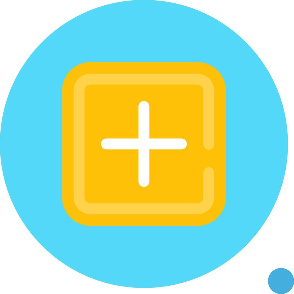 Add Long Circle Icon vector