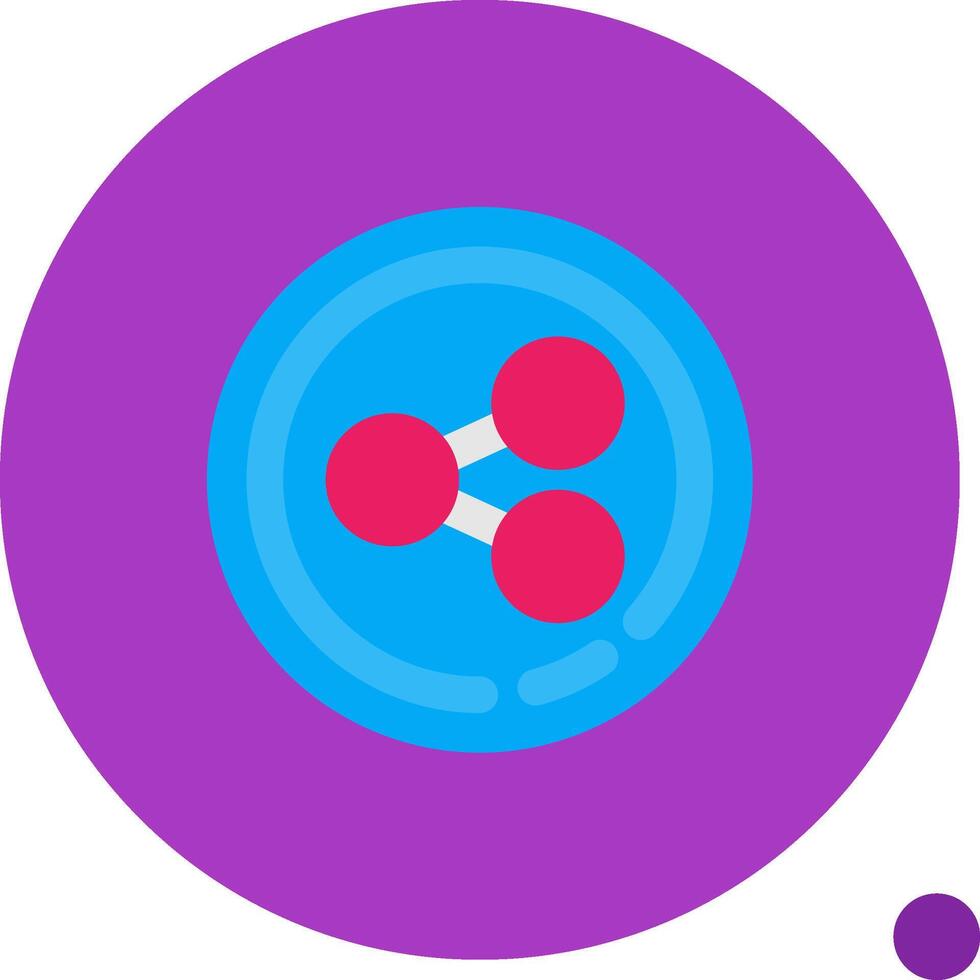 Share Long Circle Icon vector